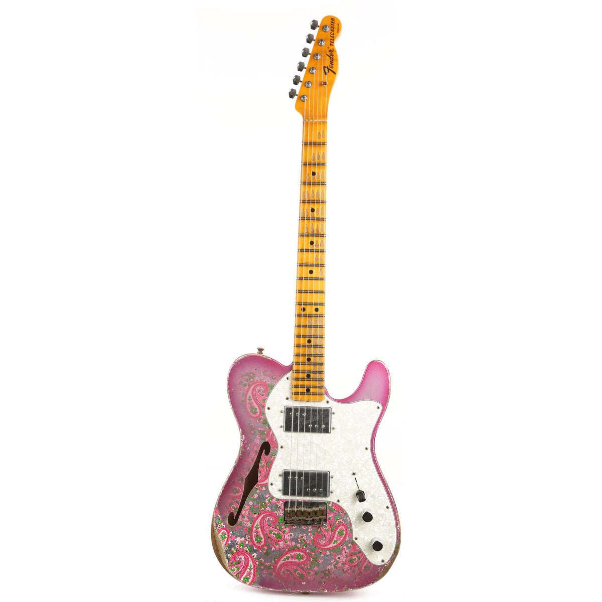Fender Custom Shop '72 Tele Thinline Heavy Relic Pink Paisley 2020 Limited Edition — 2