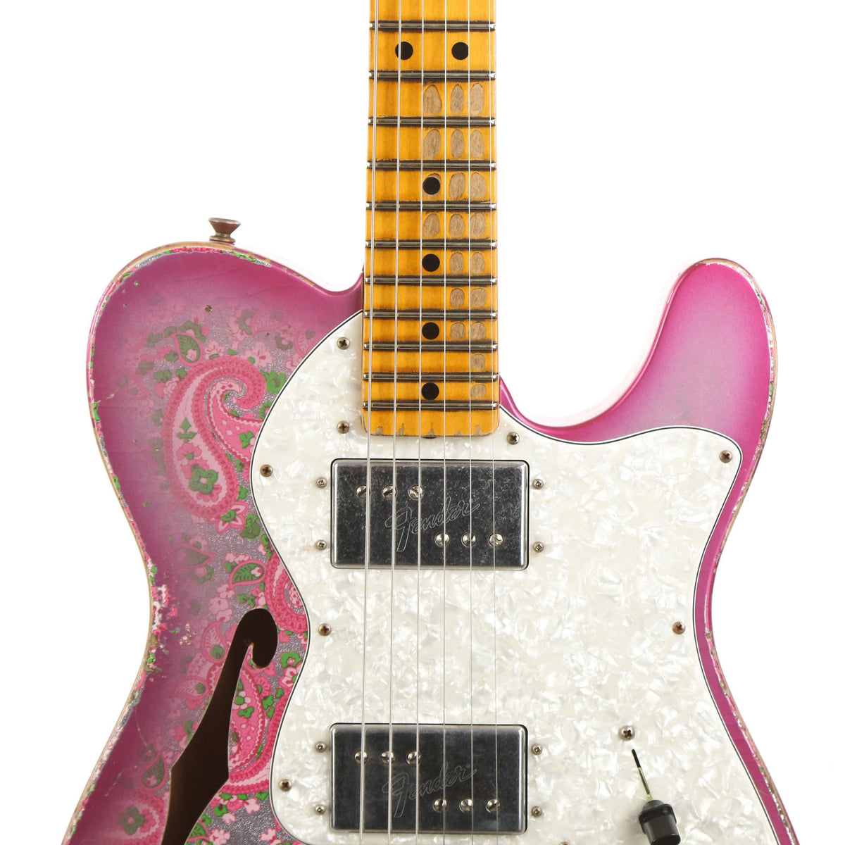 Fender Custom Shop '72 Tele Thinline Heavy Relic Pink Paisley 2020 Limited Edition — 6