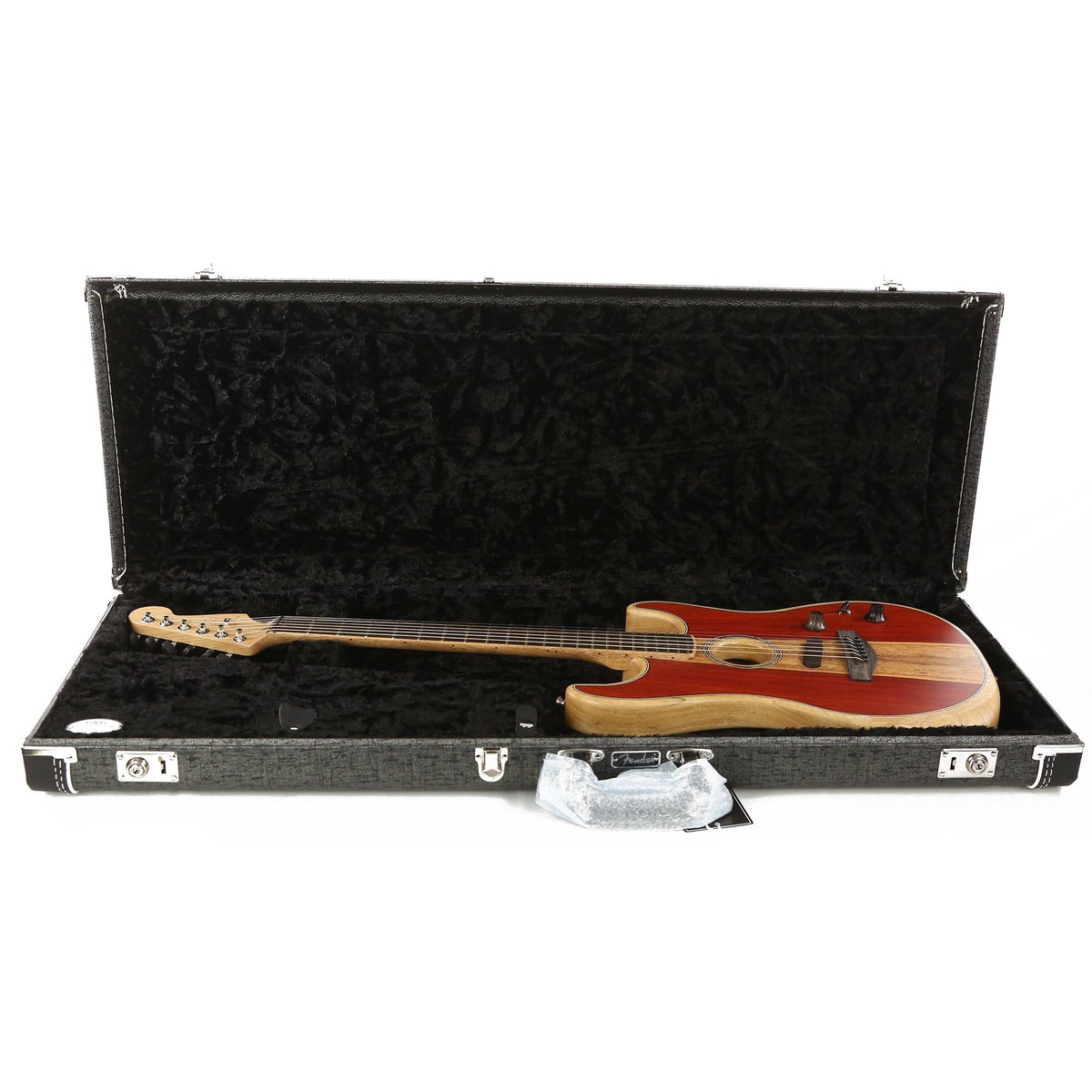 Fender American Acoustasonic Stratocaster Cocobolo — 8