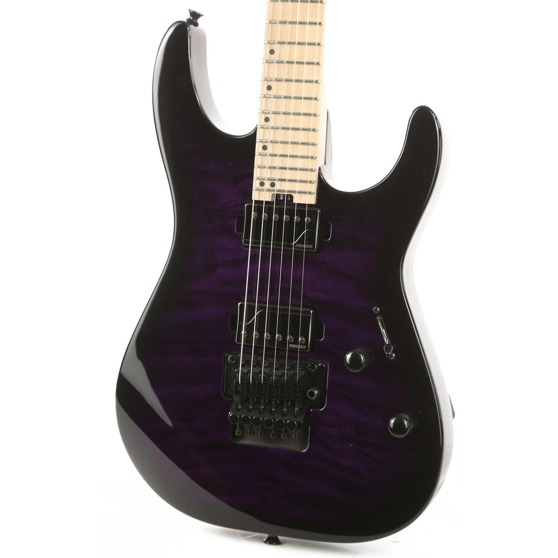 Charvel Pro-Mod DK24 HH FR M QM Transparent Purple Burst 2018