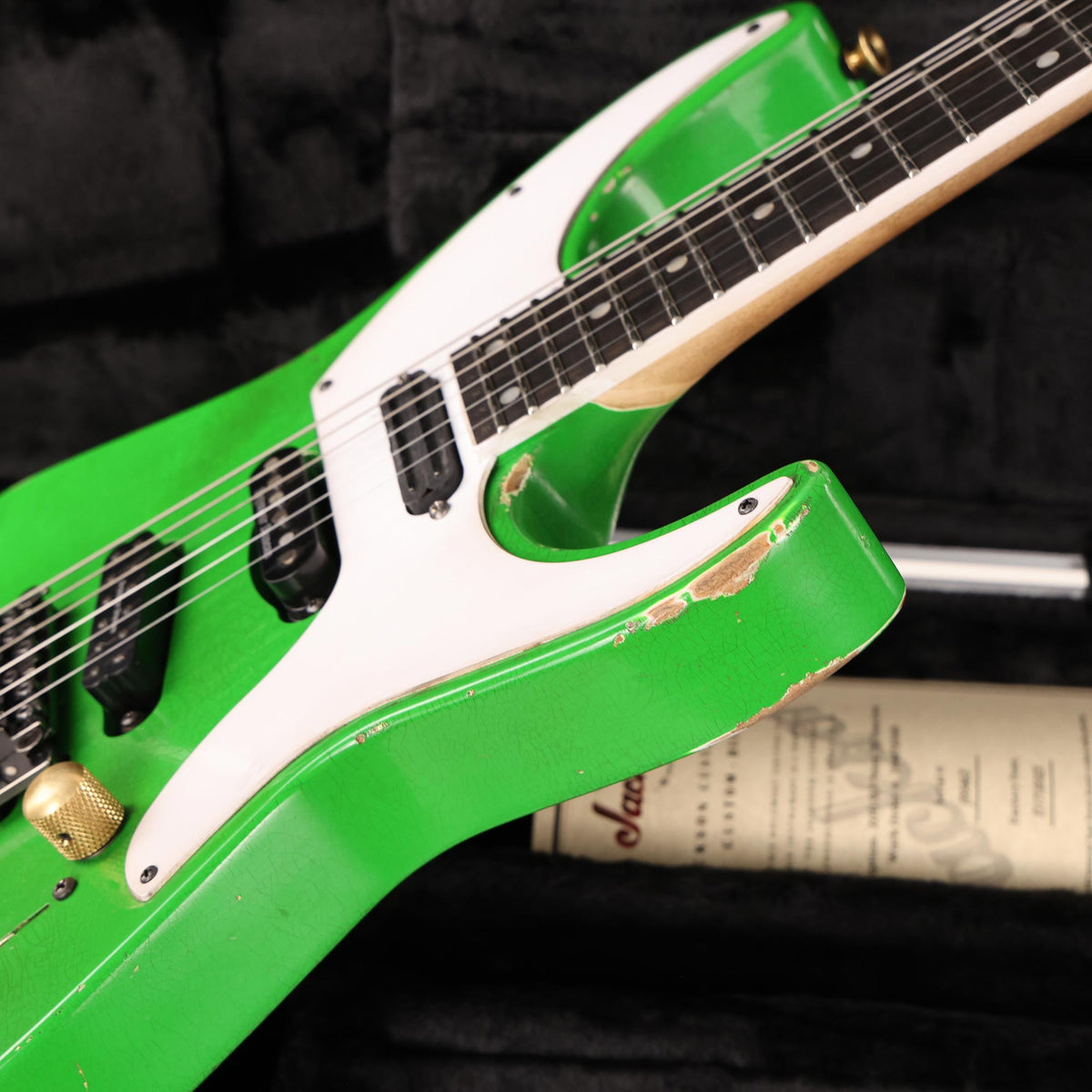 Jackson Custom Shop SL Soloist 3S-V Slime Green — 9