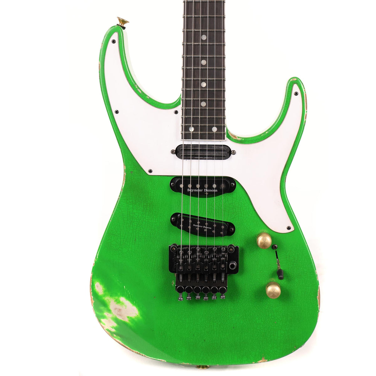 Jackson Custom Shop SL Soloist 3S-V Slime Green — 1