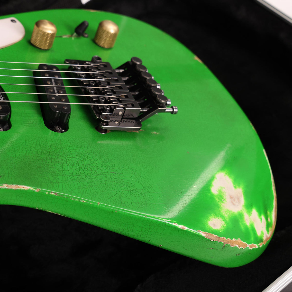 Jackson Custom Shop SL Soloist 3S-V Slime Green — 8