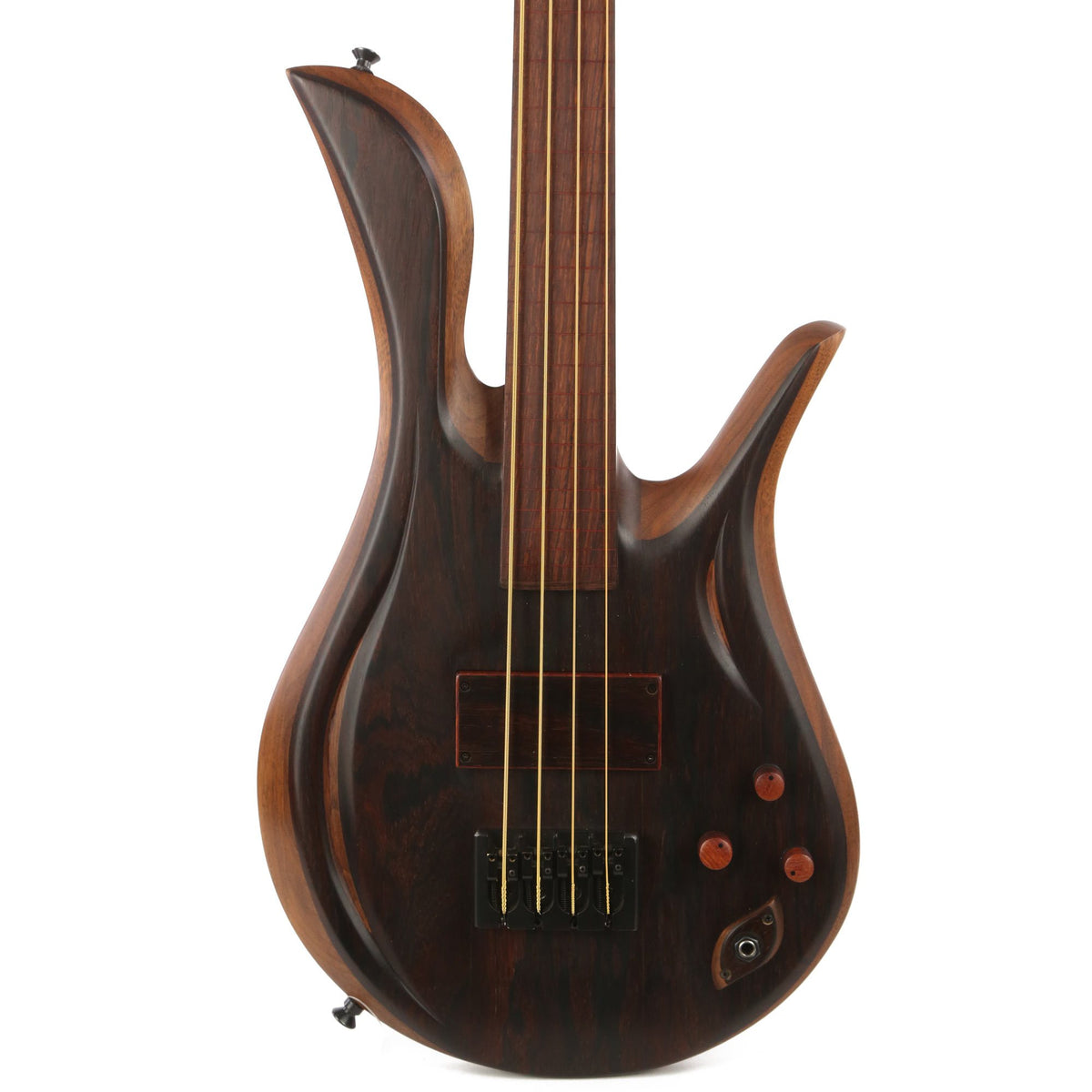 Hilton 4-String Fretless Bass Natural — 1