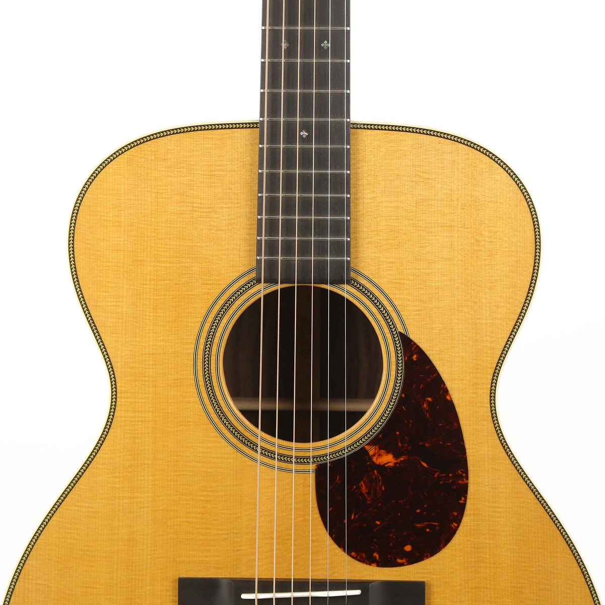Martin Custom Shop OM Wild Grain East Indian Rosewood Acoustic Natural — 6