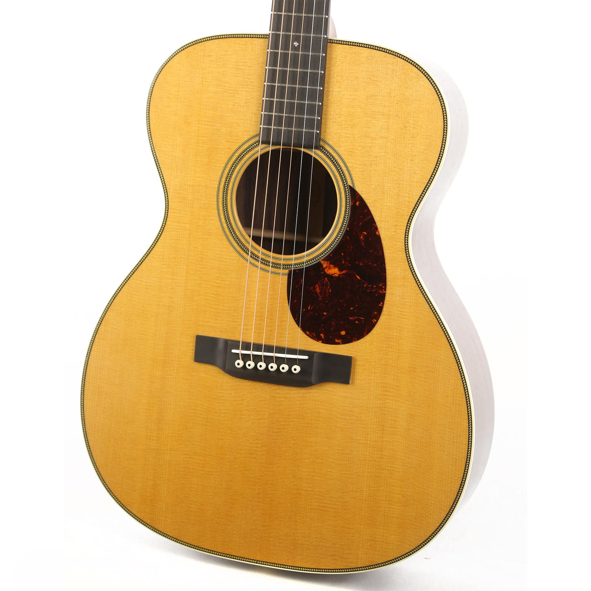 Martin Custom Shop OM Wild Grain East Indian Rosewood Acoustic Natural — 7