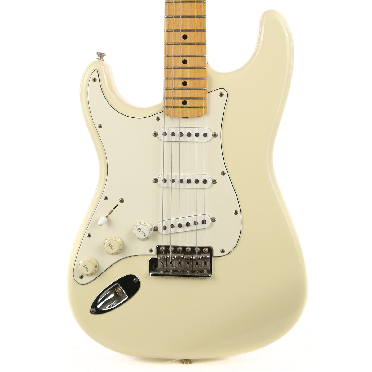 1997 Fender Jimi Hendrix Tribute Stratocaster Olympic White — 1