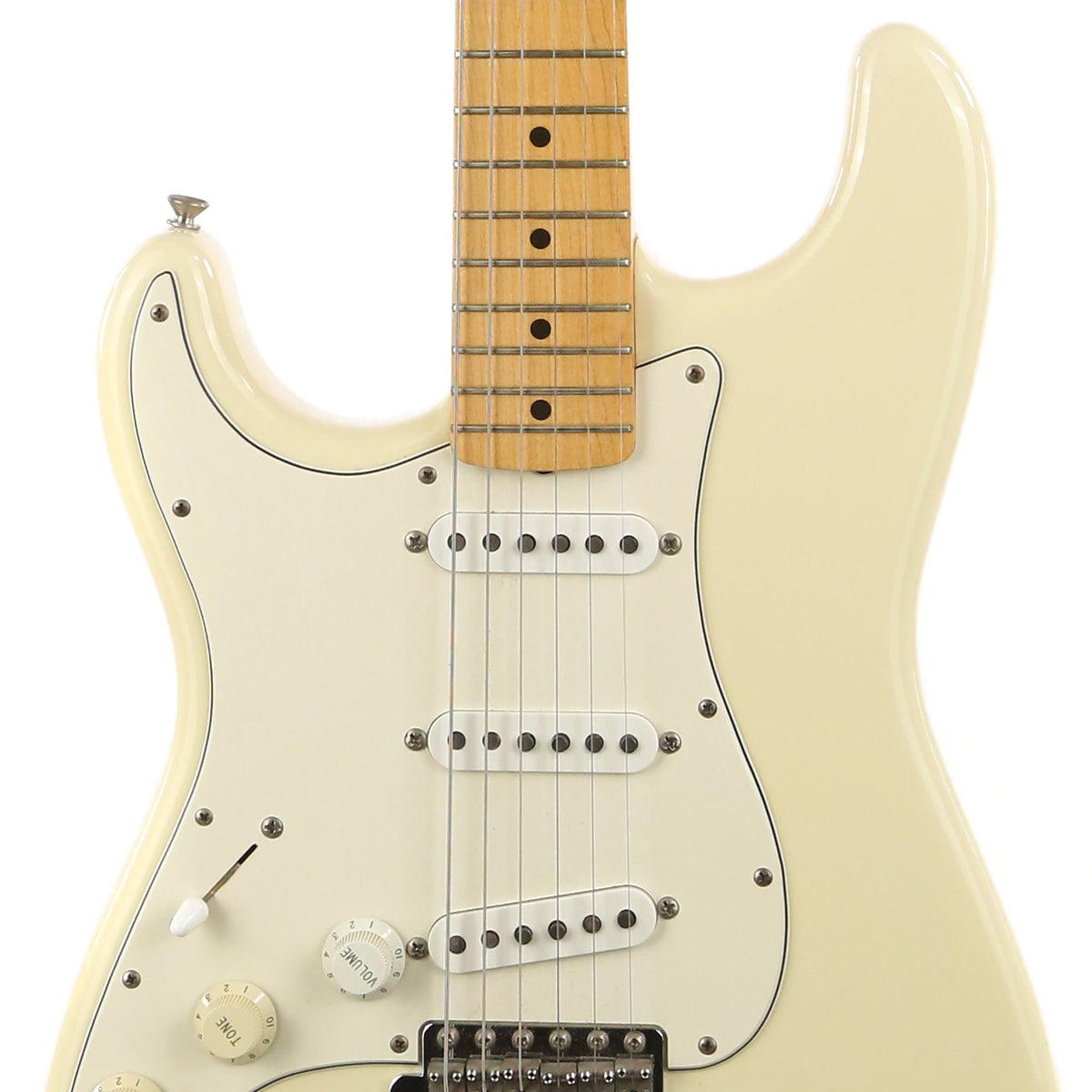 1997 Fender Jimi Hendrix Tribute Stratocaster Olympic White — 6