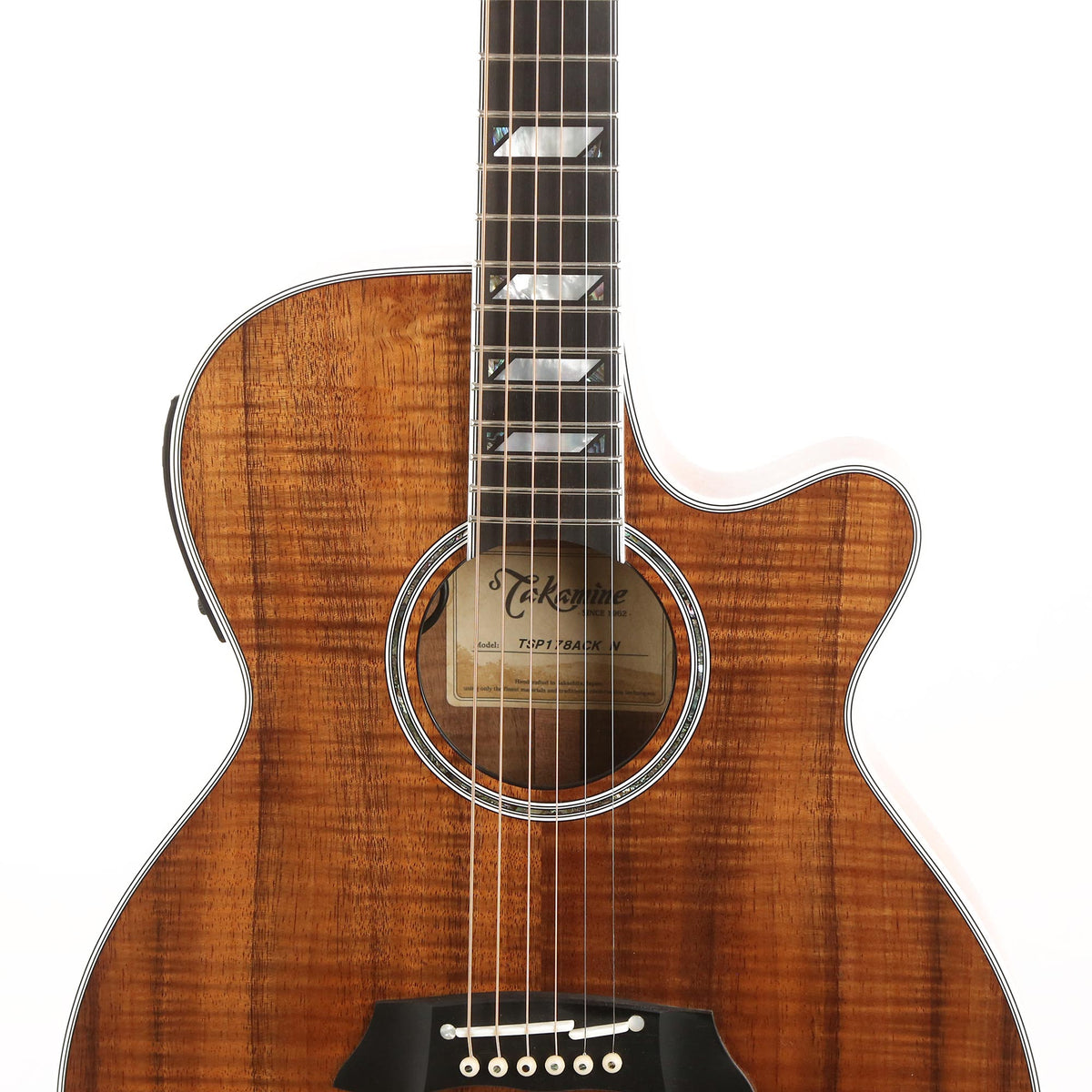 Takamine TSP178ACKN Thinline Acoustic-Electric Koa Used — 6