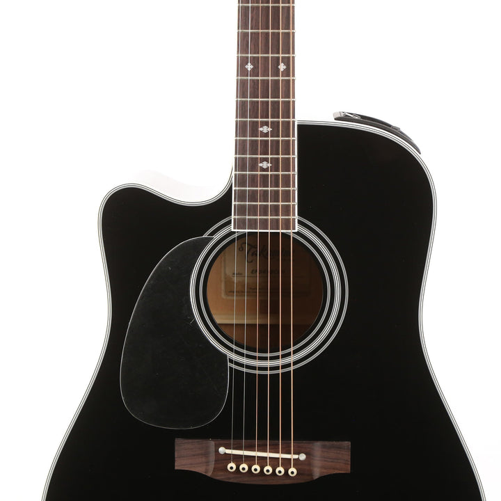 Takamine Legacy Series EF341SC Left-Handed Acoustic-Electric Black Used