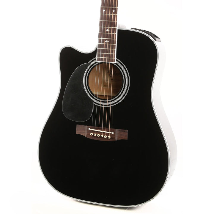 Takamine Legacy Series EF341SC Left-Handed Acoustic-Electric Black Used