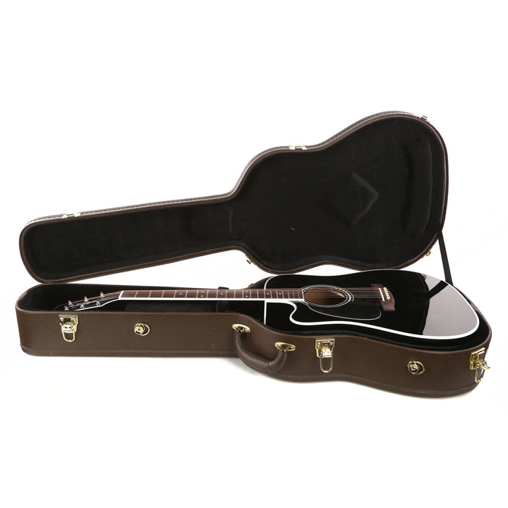 Takamine Legacy Series EF341SC Left-Handed Acoustic-Electric Black Used