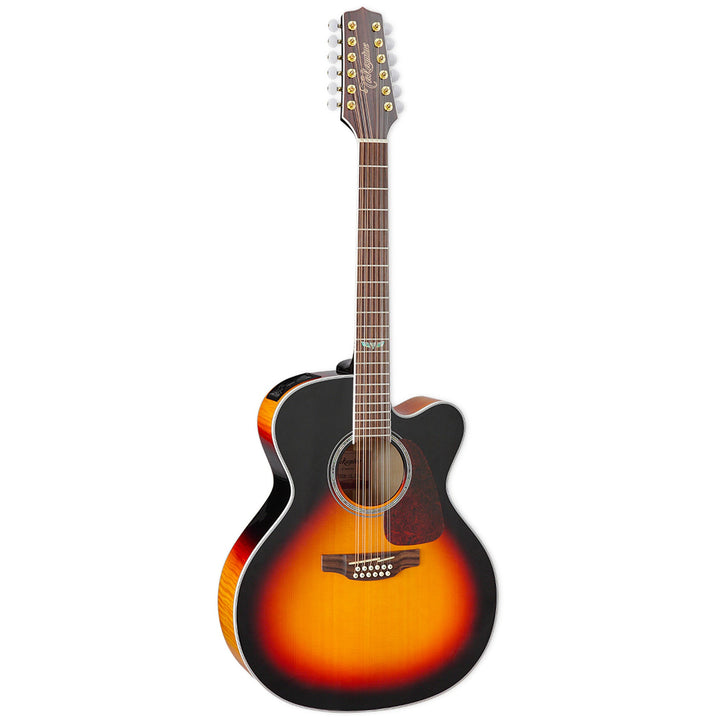 Takamine GJ72CE-12 BSB 12-String Jumbo Acoustic-Electric Brown Sunburst