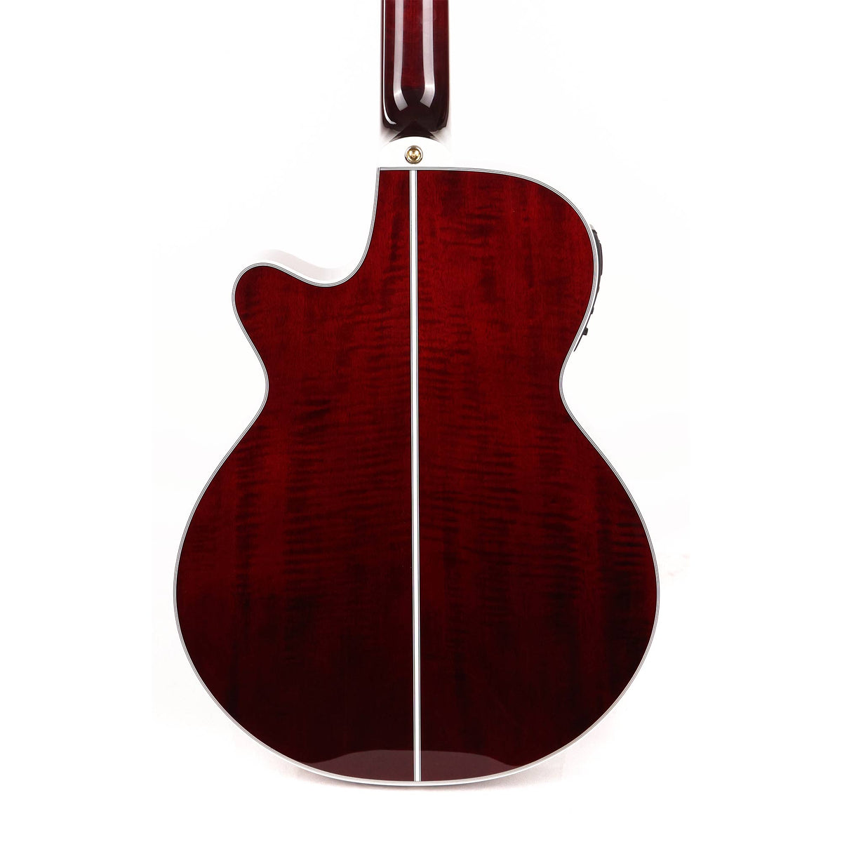 Takamine TSP158C-12 STR Thinline 12-String Acoustic-Electric See-Through Red — 8
