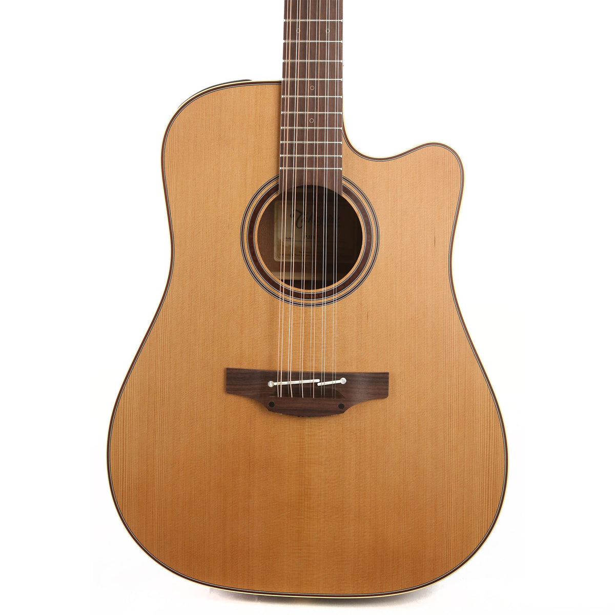 Takamine Pro Series  P3DC-12 Dreadnought Cutaway 12-String Acoustic-Electric Natural — 1