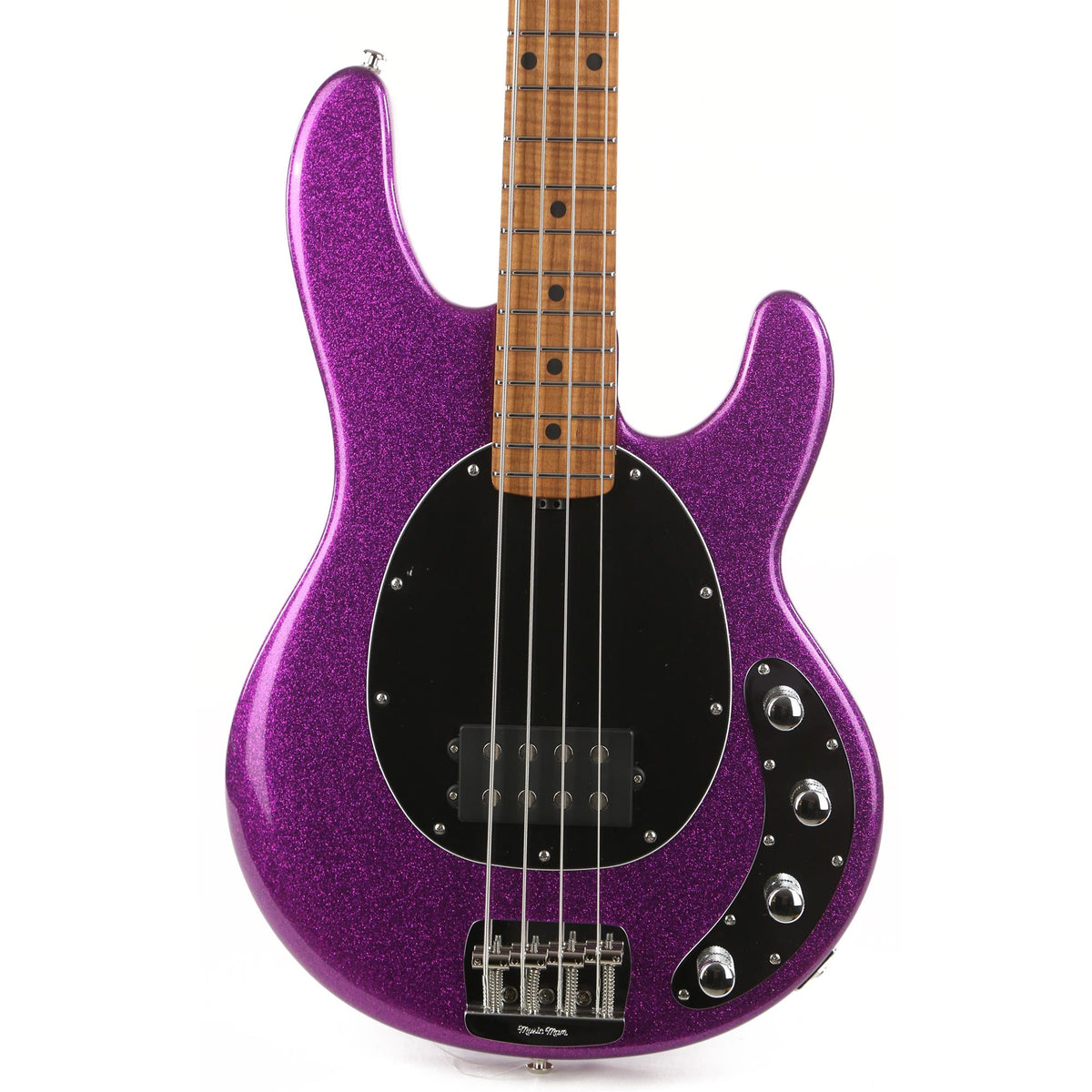 Ernie Ball Music Man StingRay 4 H Special Music Zoo Exclusive Fuchsia Sparkle — 1