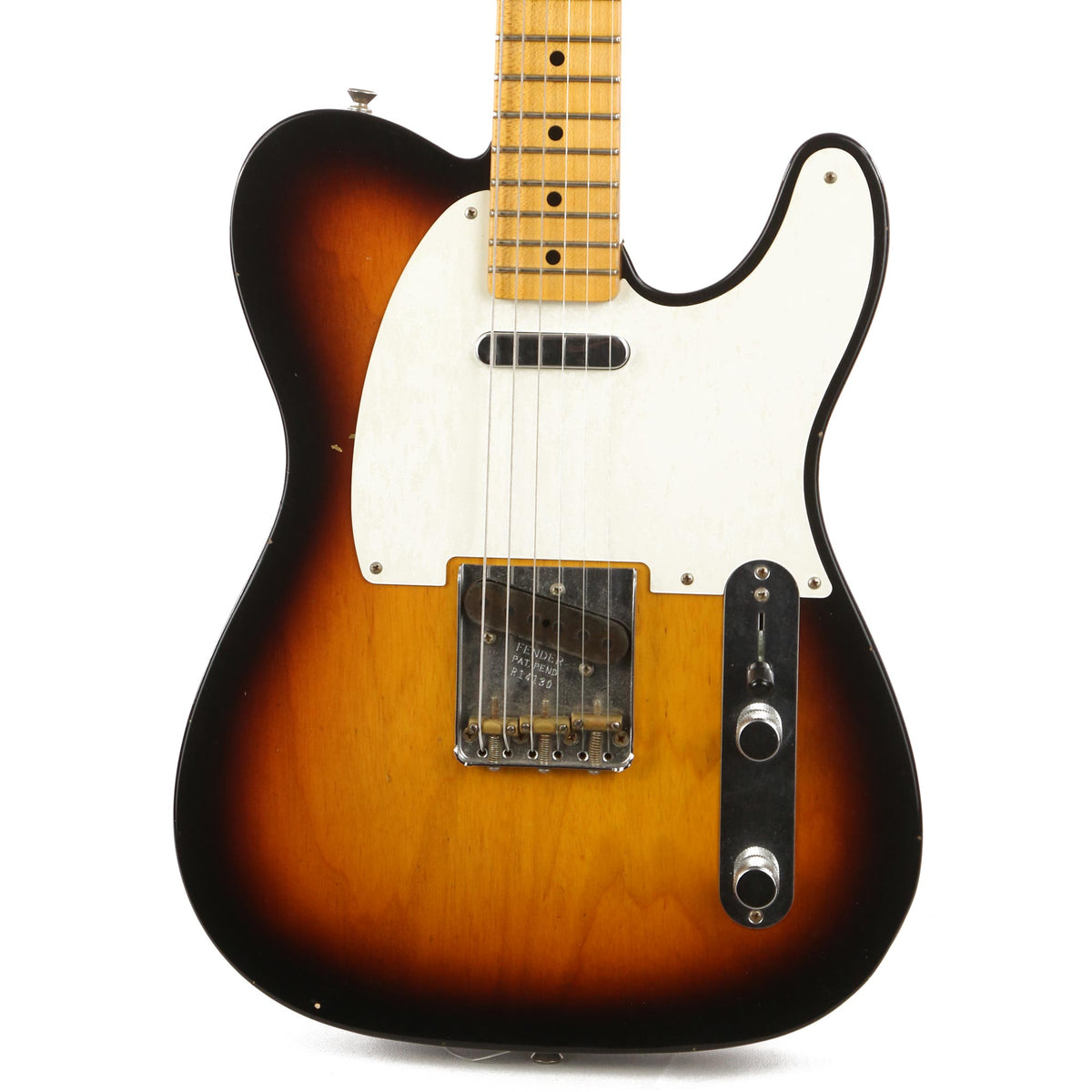 Fender Custom Shop 50s Telecaster Journeyman Relic Faded 3-Tone Sunburst 2014 — 1