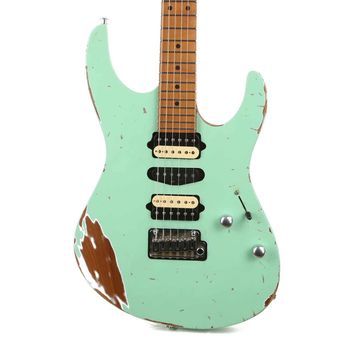 Suhr Modern Antique Roasted Surf Green Extra Heavy Aging 2019 — 1