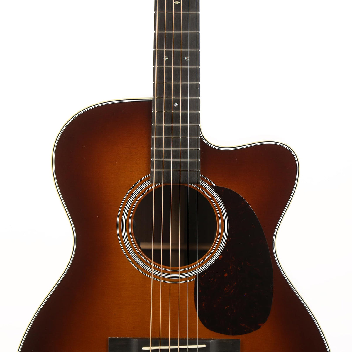Martin Custom Shop 000 14-Fret Cutaway Acoustic-Electric Ambertone — 6