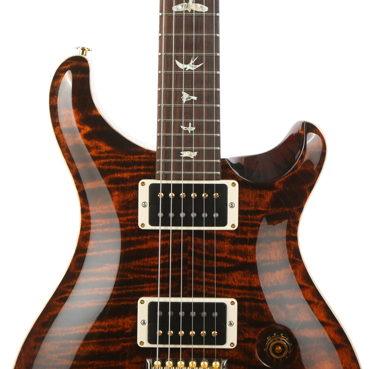 PRS Custom 22 10-Top Orange Tiger 2019 — 6