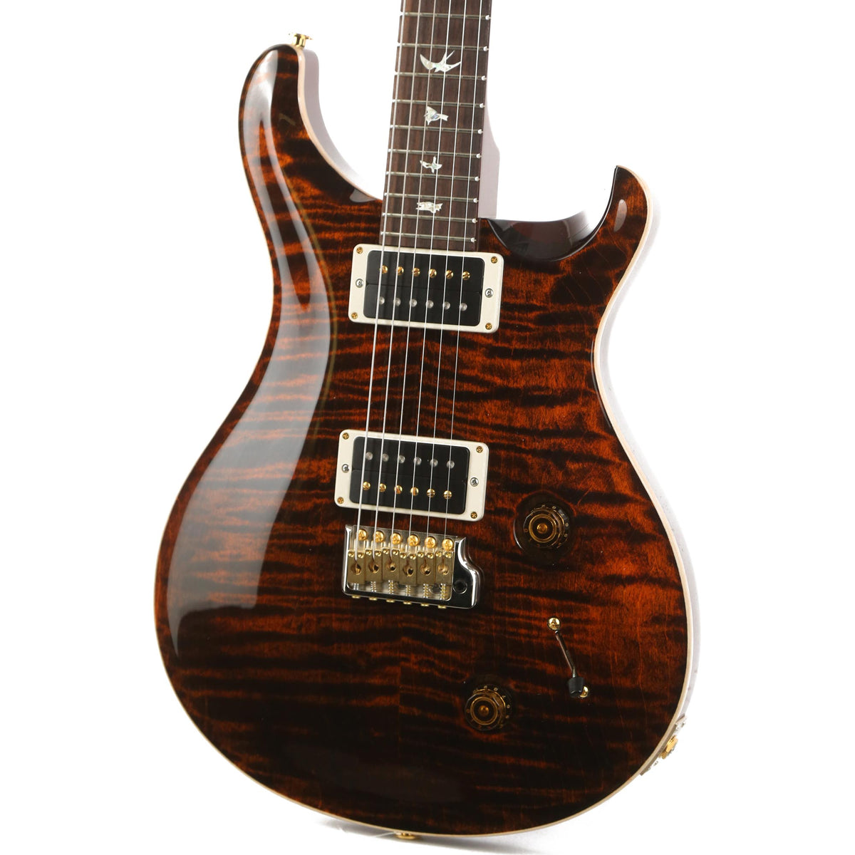 PRS Custom 22 10-Top Orange Tiger 2019 — 7