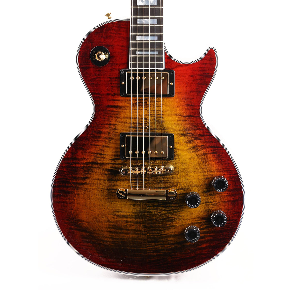 Gibson Custom Shop Les Paul Axcess Custom Figured Top Gloss Bengal Burst — 1