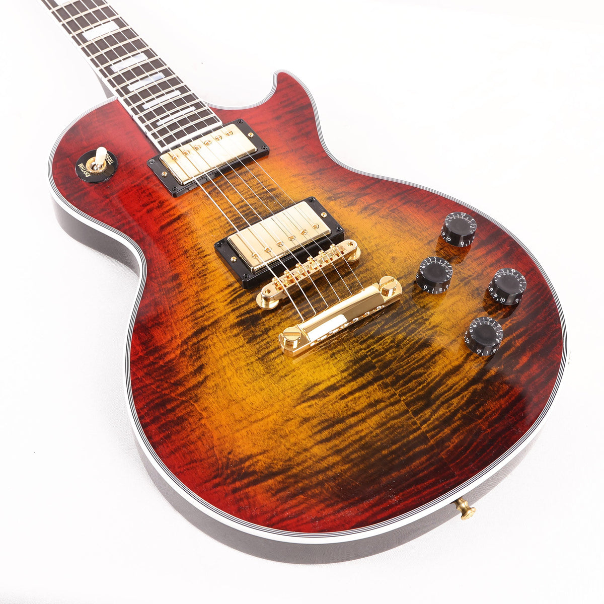 Gibson Custom Shop Les Paul Axcess Custom Figured Top Gloss Bengal Burst — 9