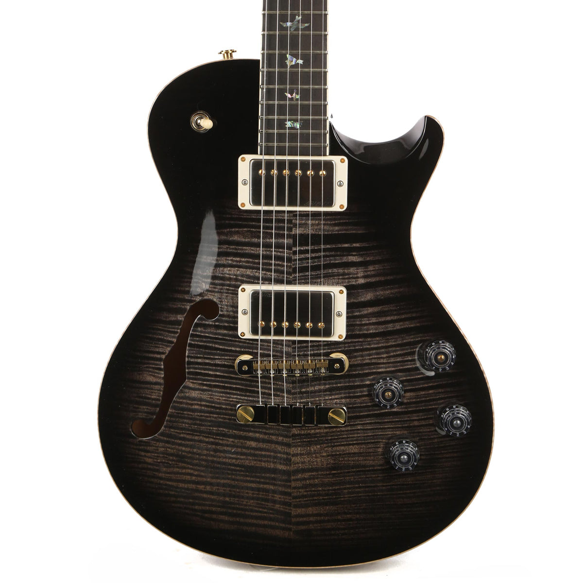 PRS McCarty 594 Singlecut Semi-Hollow Artist Package Charcoal Smokeburst — 1