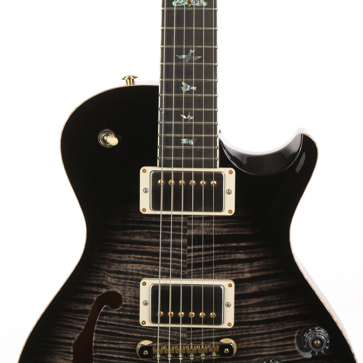 PRS McCarty 594 Singlecut Semi-Hollow Artist Package Charcoal Smokeburst — 6