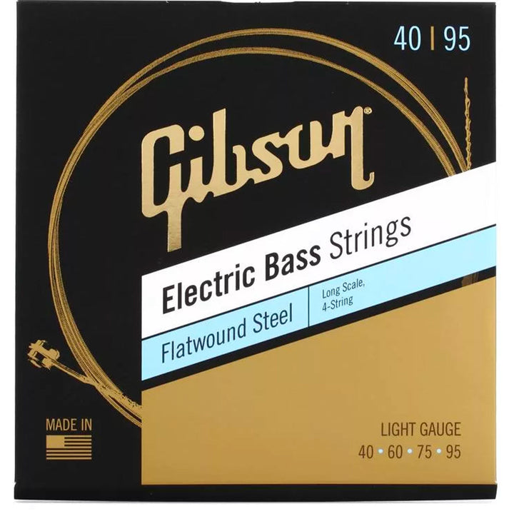 Gibson Flatwound Electric Bass Strings Long Scale 40-95