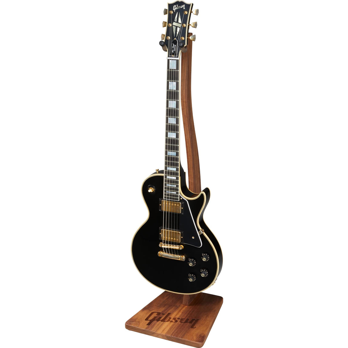 Gibson Handcrafted Wooden Guitar Stand Walnut | The Music Zoo