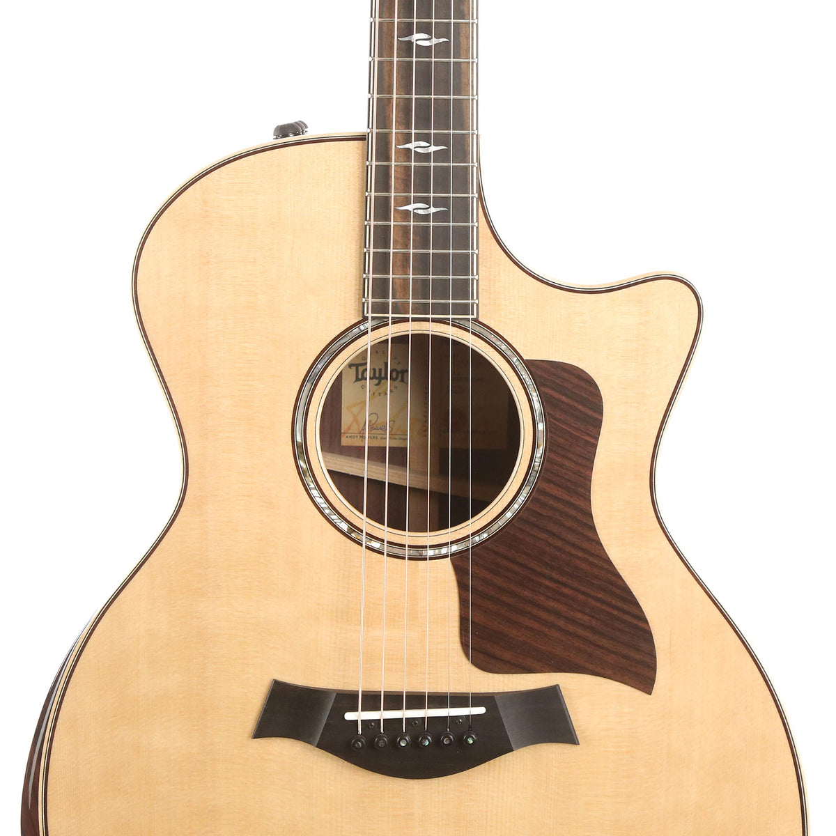Taylor 814ce V-Class Grand Auditorium Acoustic-Electric Natural — 6