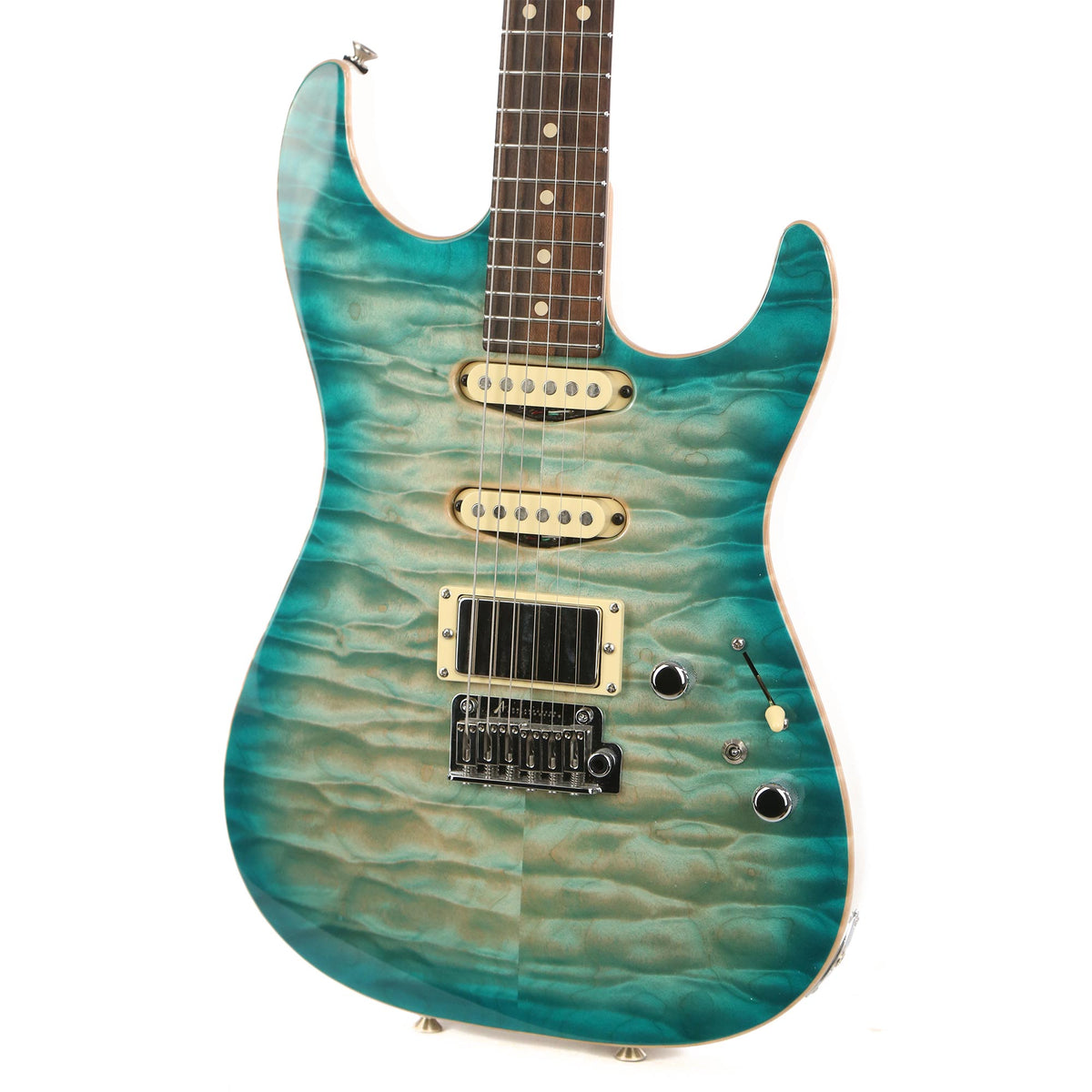 Tom Anderson Drop Top Shorty Natural Bora Burst 2018 — 7