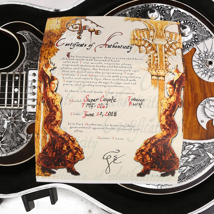 Teye Super Coyote Tobacco Burst 2018
