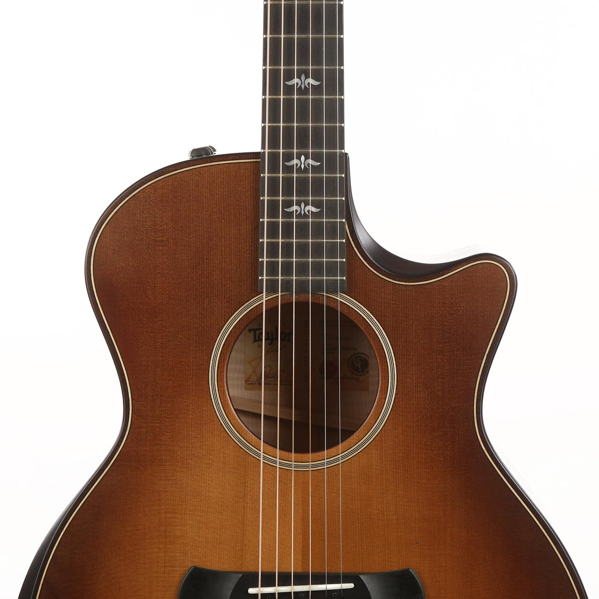 Taylor 614ce Builder's Edition Grand Auditorium Wild Honey Burst Used 2019 — 6