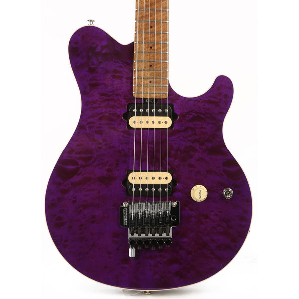 Ernie Ball Music Man Axis Quilt Top Music Zoo Exclusive Amethyst 2019