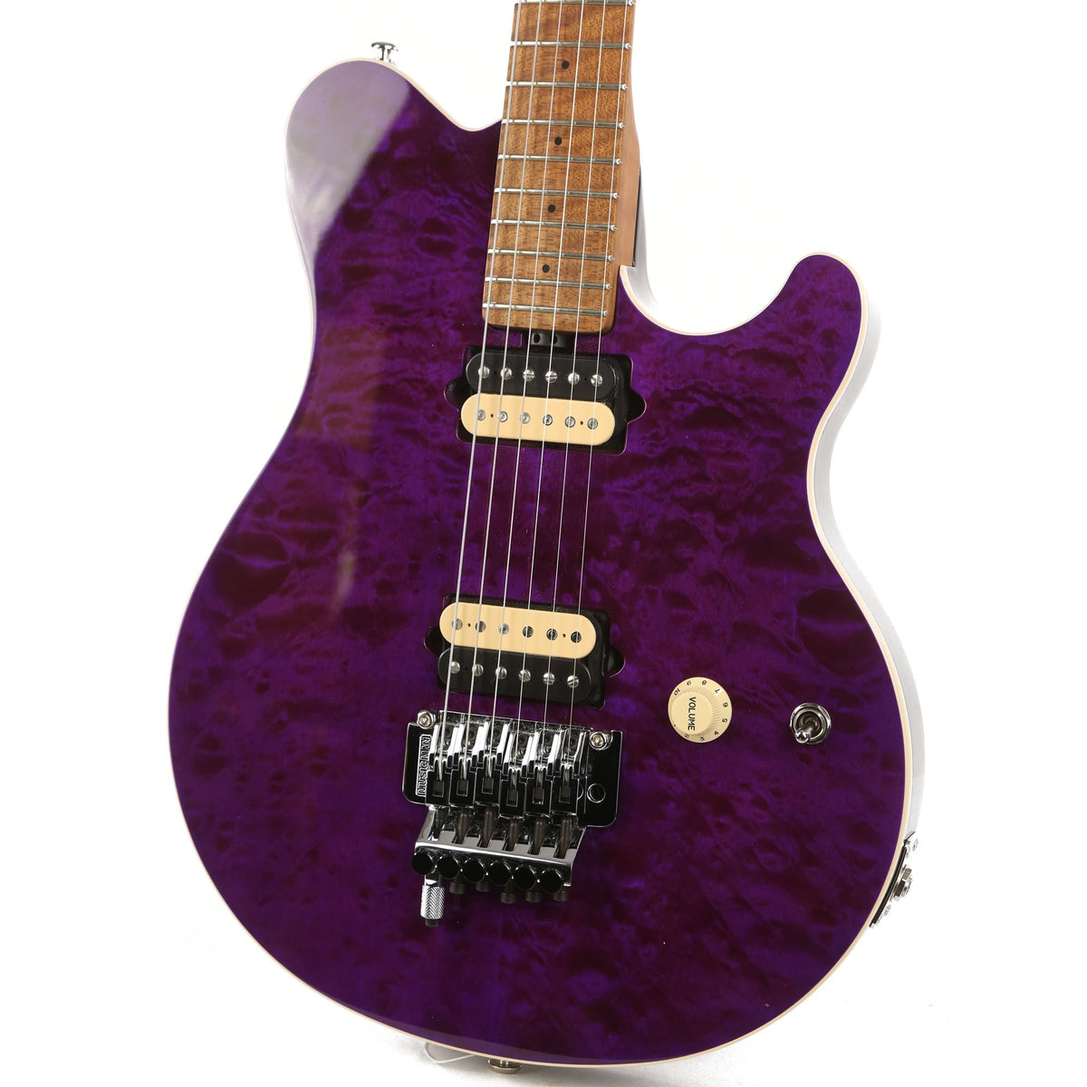 Ernie Ball Music Man Axis Quilt Top Music Zoo Exclusive Amethyst 2019 — 7