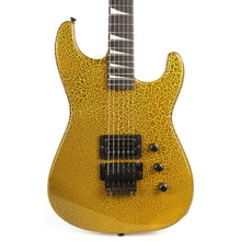 1988 Jackson USA Bolt On Electric Guitar Black & Yellow Crackle