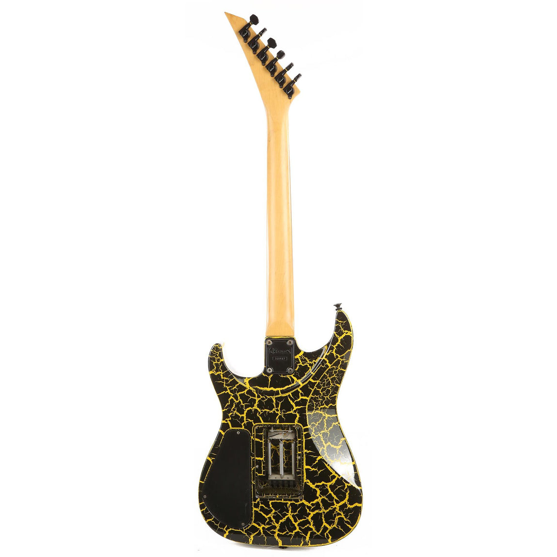 Charvel DK-085-HH Yellow Crackle Used | The Music Zoo