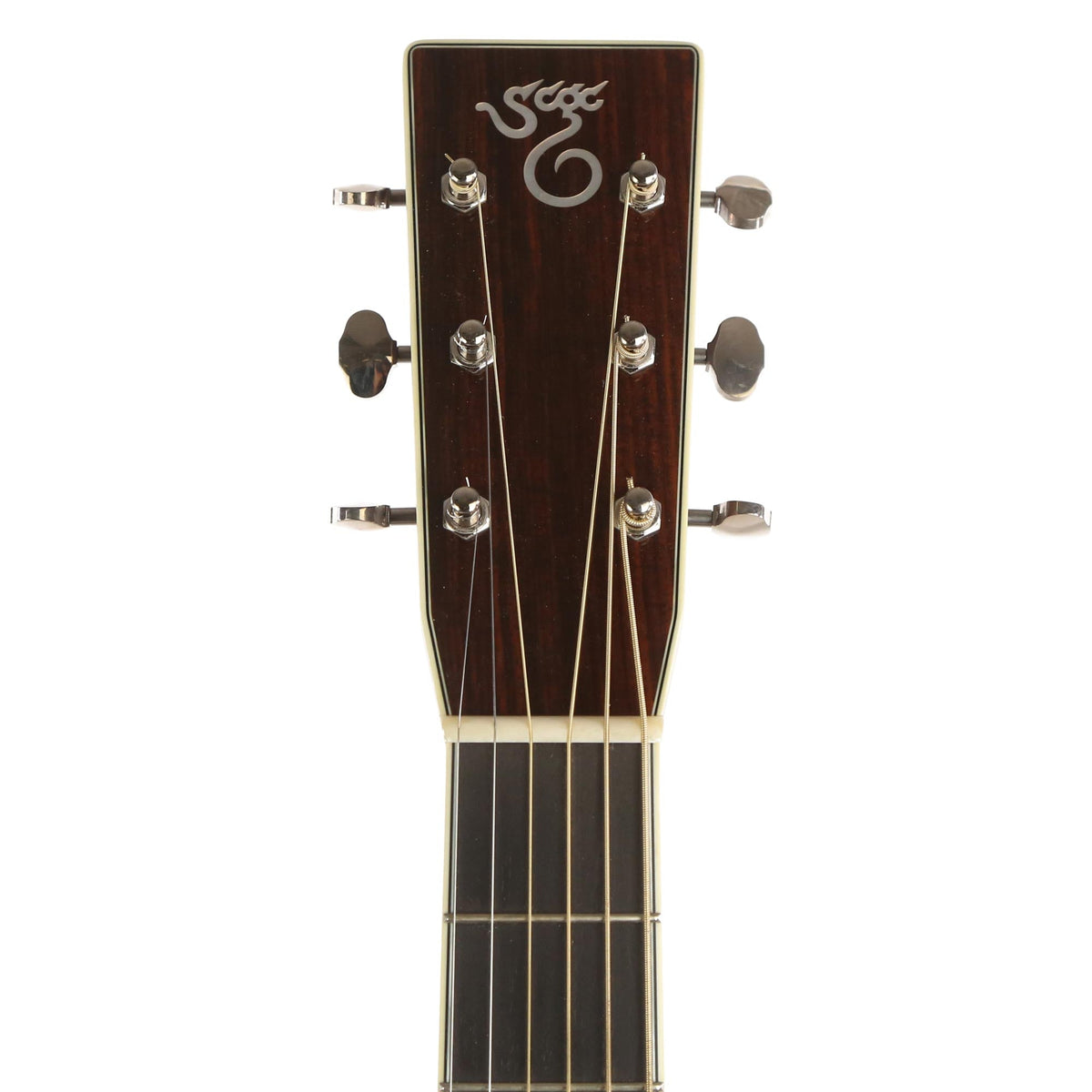 Santa Cruz Guitar Company OM Grand Acoustic Adirondack Spruce and Cocobolo Left-Handed Used — 4