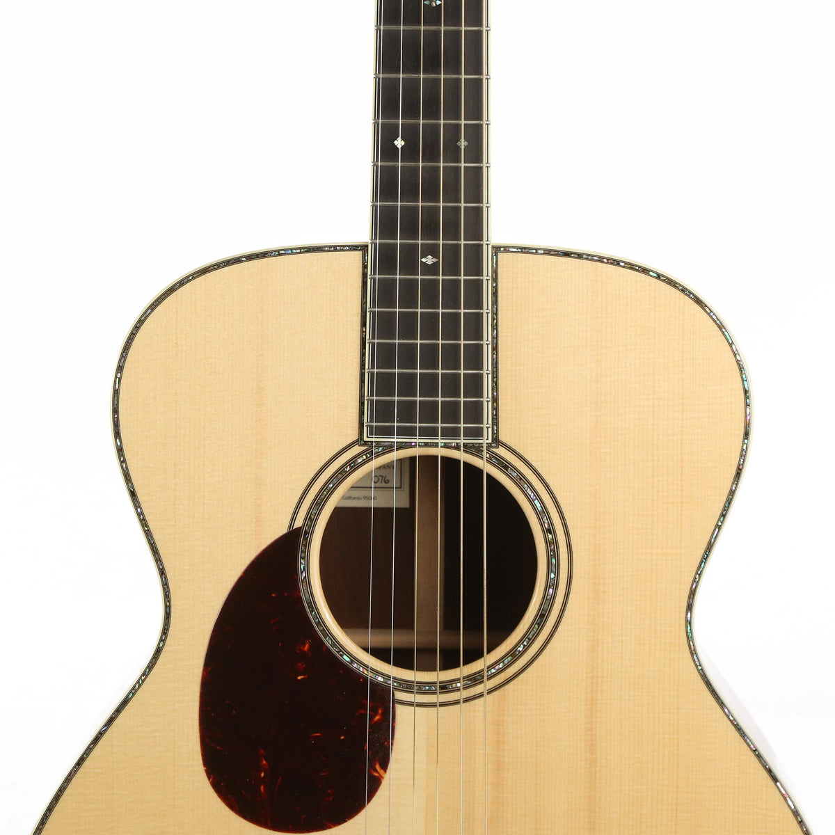 Santa Cruz Guitar Company OM Grand Acoustic Adirondack Spruce and Cocobolo Left-Handed Used — 6