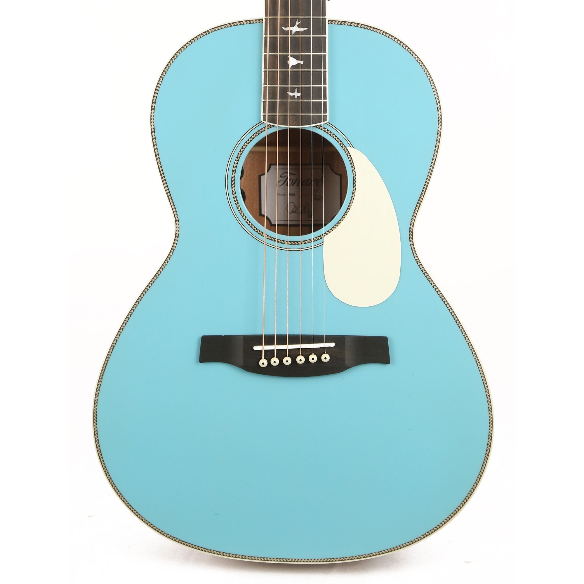 PRS SE P20E Parlor Acoustic-Electric Powder Blue | The Music Zoo