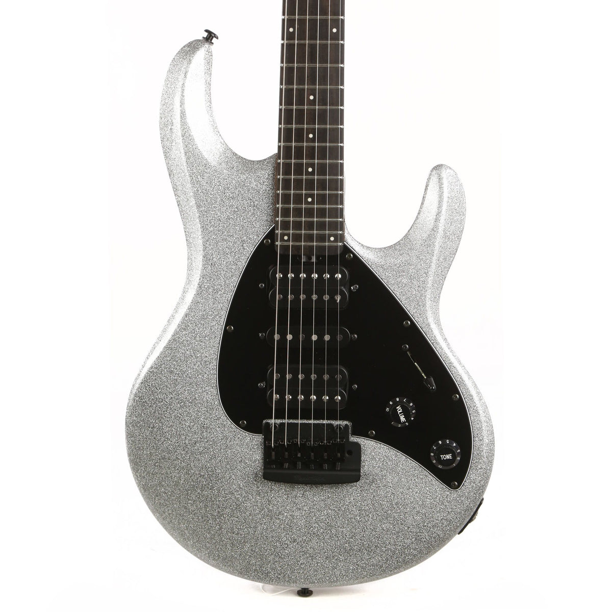 Ernie Ball Music Man Silhouette HSH Music Zoo 25th Anniversary Silver Sparkle 2019 — 1