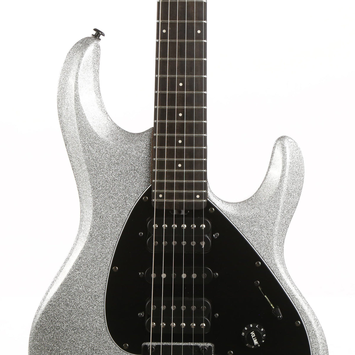 Ernie Ball Music Man Silhouette HSH Music Zoo 25th Anniversary Silver Sparkle 2019 — 6
