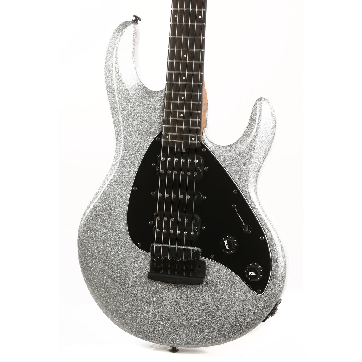 Ernie Ball Music Man Silhouette HSH Music Zoo 25th Anniversary Silver Sparkle 2019 — 7