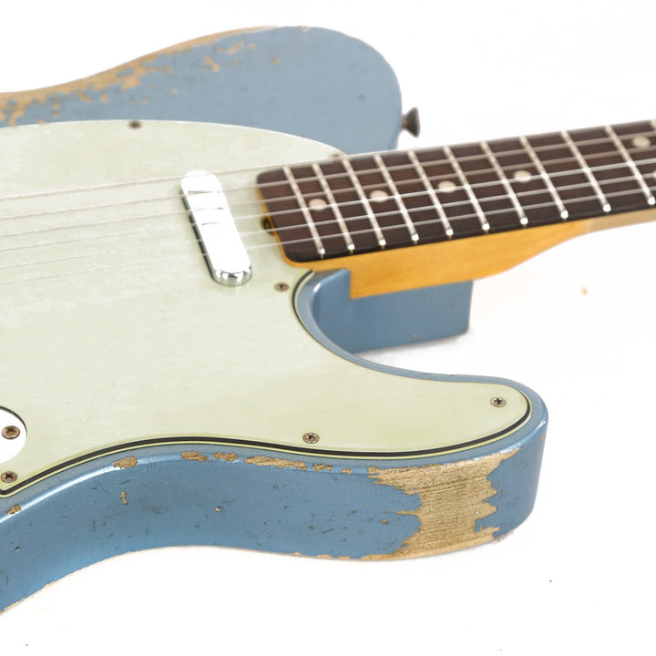 Fender Custom Shop 1963 Telecaster Heavy Relic Super Faded Aged Lake Placid Blue 2018