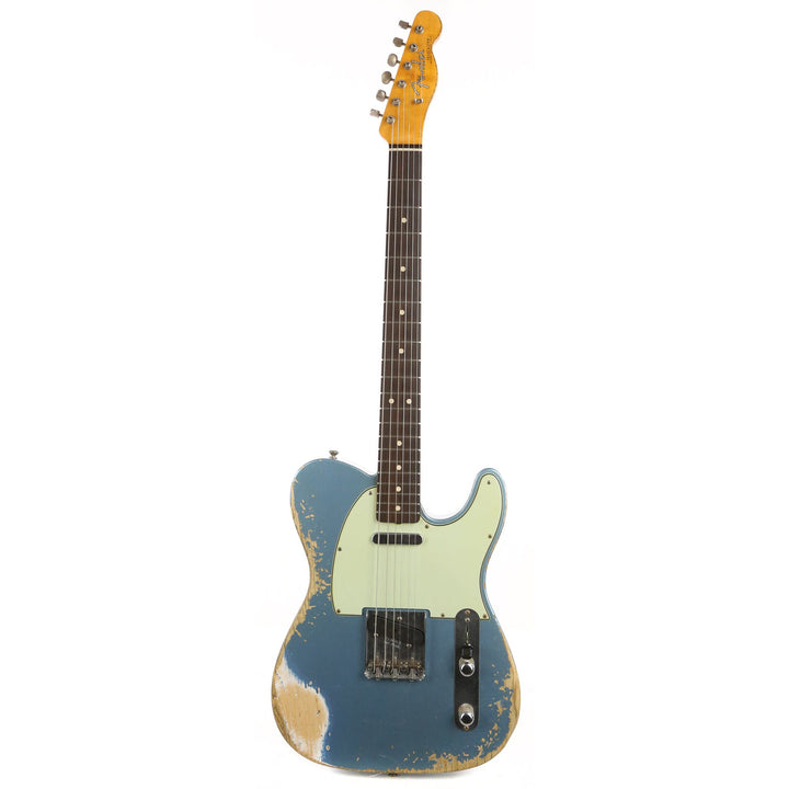 Fender Custom Shop 1963 Telecaster Heavy Relic Super Faded Aged Lake Placid Blue 2018