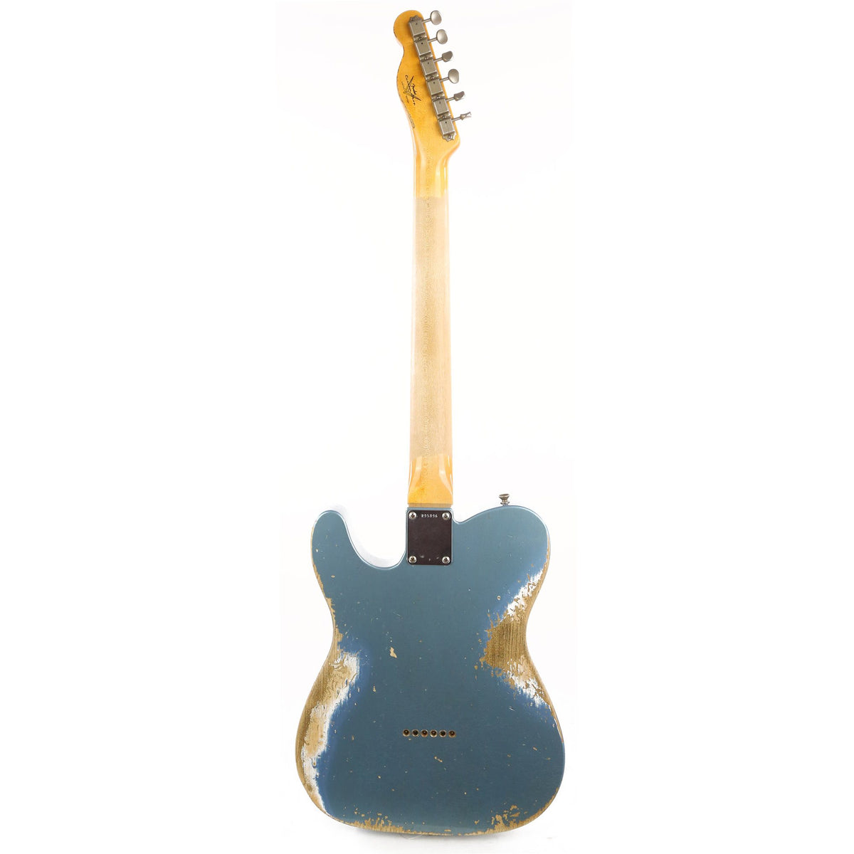 Fender Custom Shop 1963 Telecaster Heavy Relic Super Faded Aged Lake Placid Blue 2018 — 3