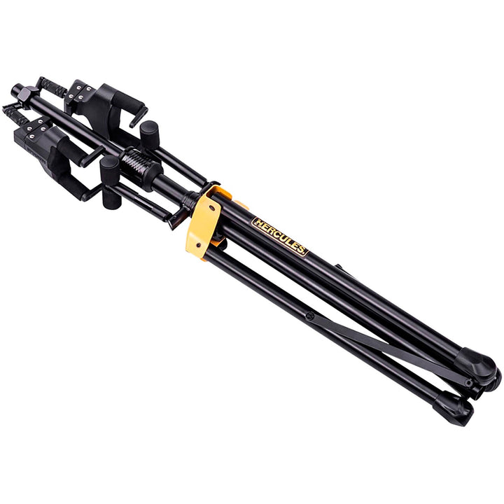 Hercules GS422BPLUS Universal AutoGrip Duo Guitar Stand with Foldable Backrest