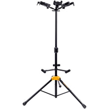 Hercules GS432BPLUS Universal AutoGrip Tri Guitar Stand with Foldable Backrest